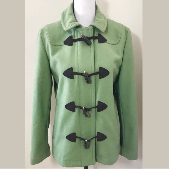 gap wool blend peacoat